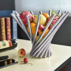 Adjustable Heavy Stainless steel fruit rack