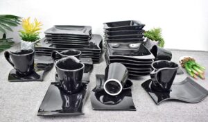 Dinner set black